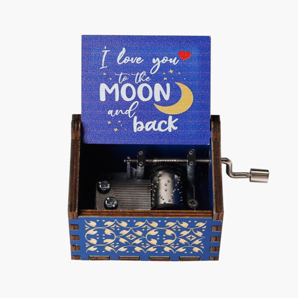 “I love you to the Moon and back” Music Box