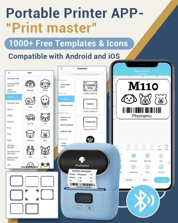 Phomemo M110 - Thermal Inkless Printer