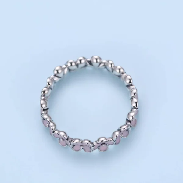 Silver Sakura Wreath Ring