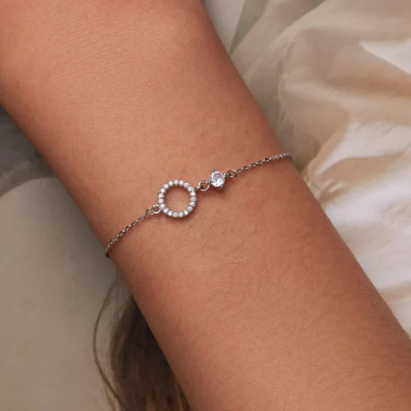 Silver Simple Ring Bracelet