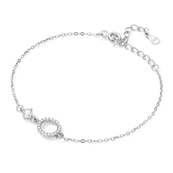 Silver Simple Ring Bracelet