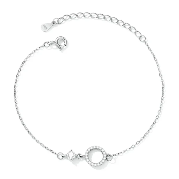 Silver Simple Ring Bracelet