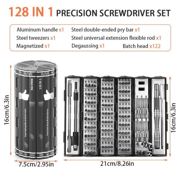 Complete Precision Screwdriver Set for Professional Repairs