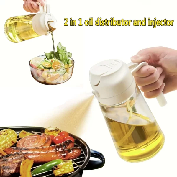 2-in-1 Oil Sprayer Bottle