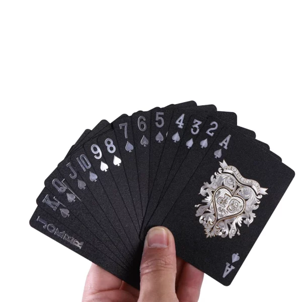 Golden Laminate Waterproof Playing Cards