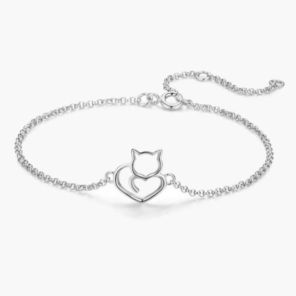 Cat Heart Bracelet