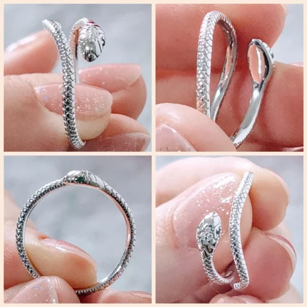 Silver Snake Ring