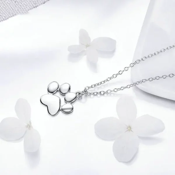 Silver Paw Necklace