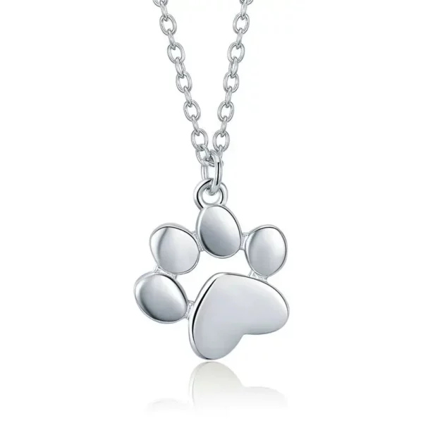 Silver Paw Necklace