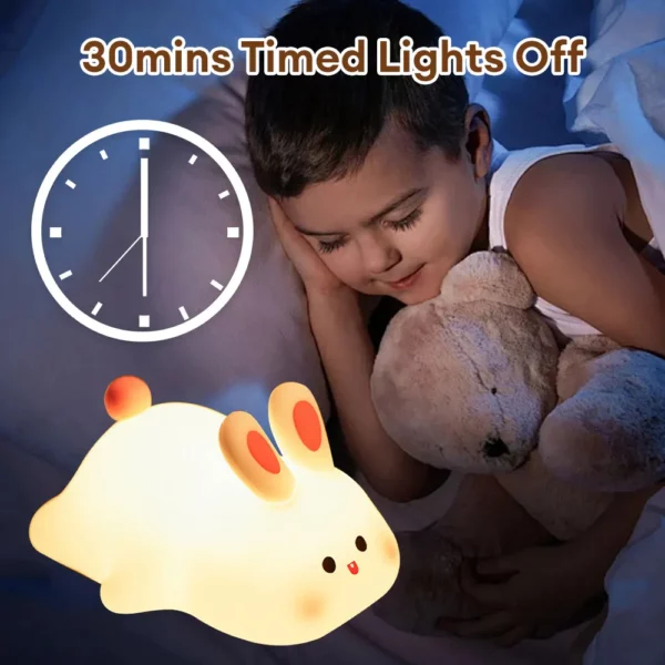 Cute Rabbit LED Night Light