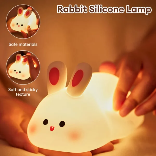 Cute Rabbit LED Night Light