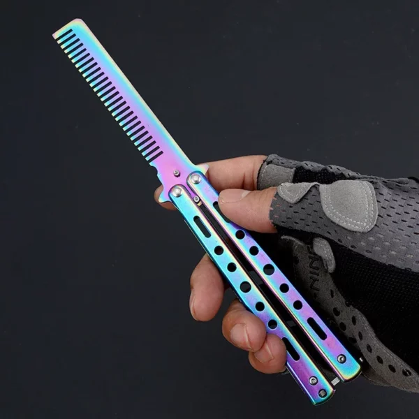 Portable Butterfly Comb Training Knife