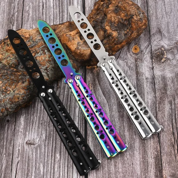 Portable Butterfly Comb Training Knife