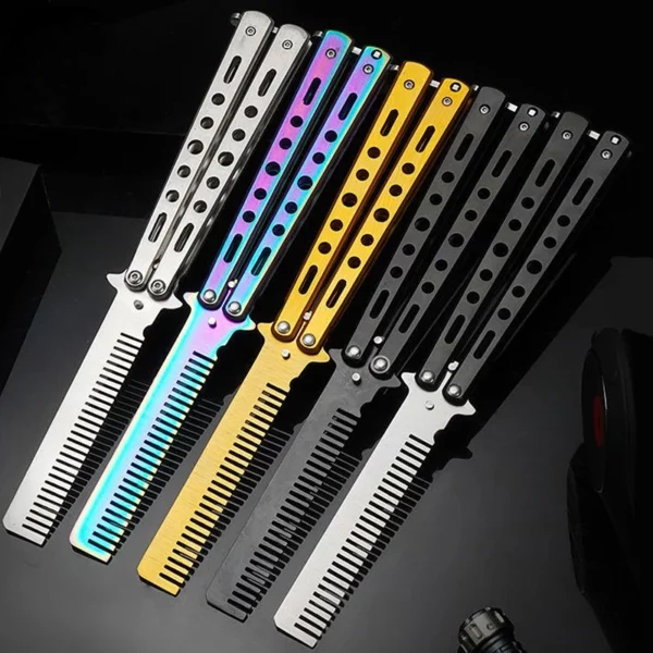 Portable Butterfly Comb Training Knife